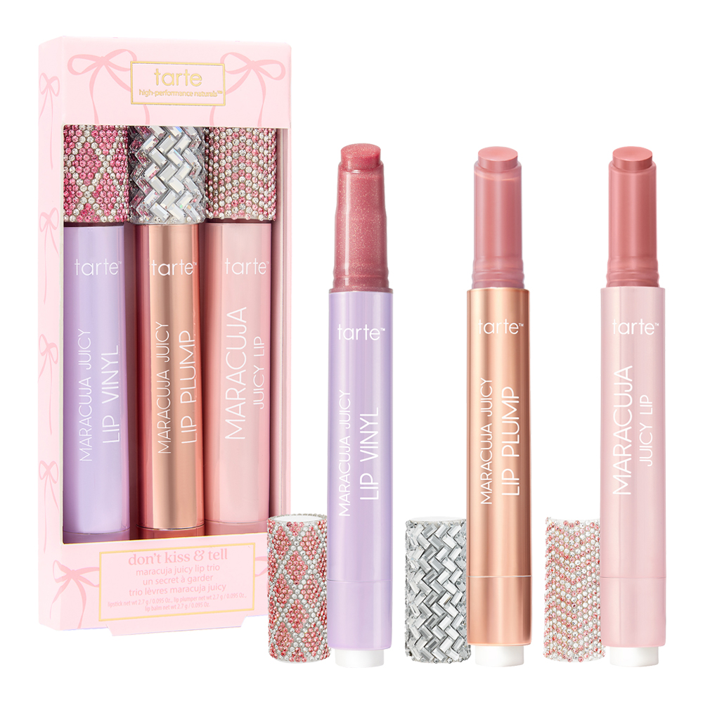 Don't Kiss & Tell Maracuja Juicy Lip Trio (Holiday Limited Edition)