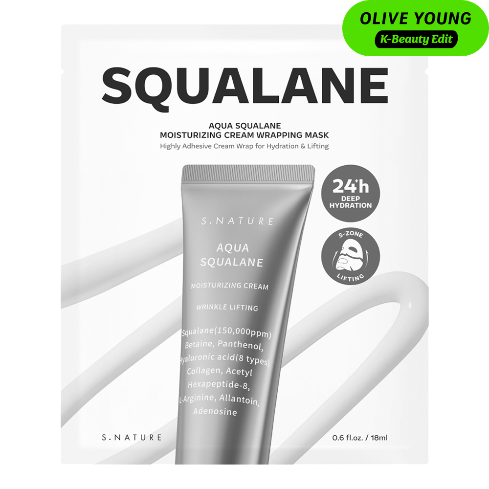 Aqua Squalane Moisturizing Cream Wrapping Mask