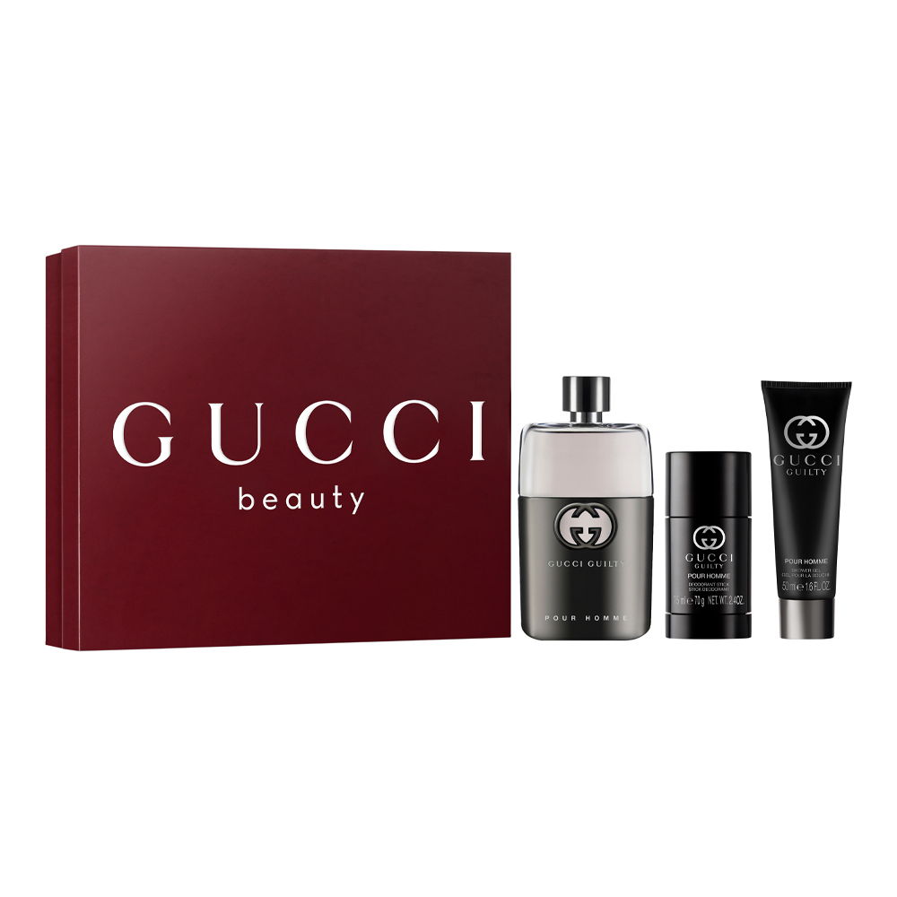 Guilty Pour Homme Eau de Toilette Trio Set