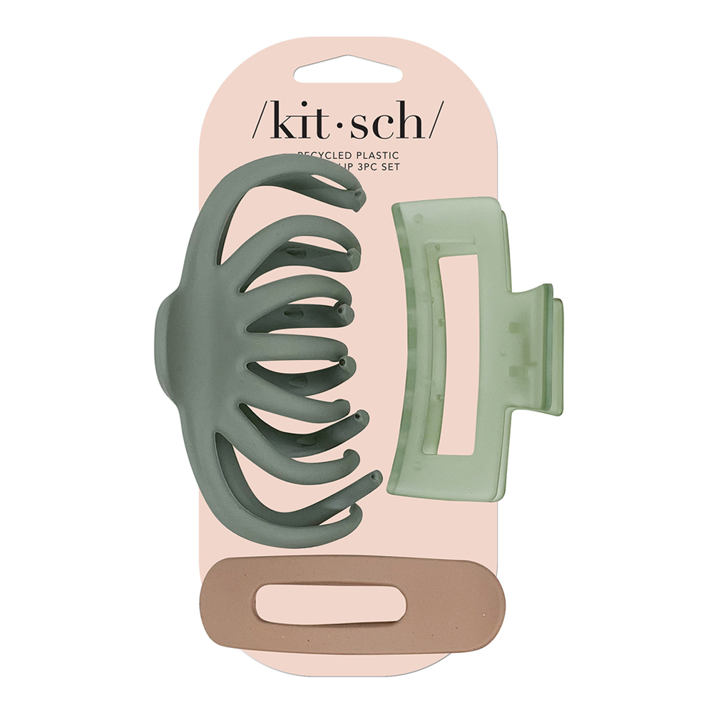 Eucalyptus Assorted Claw Clips Set