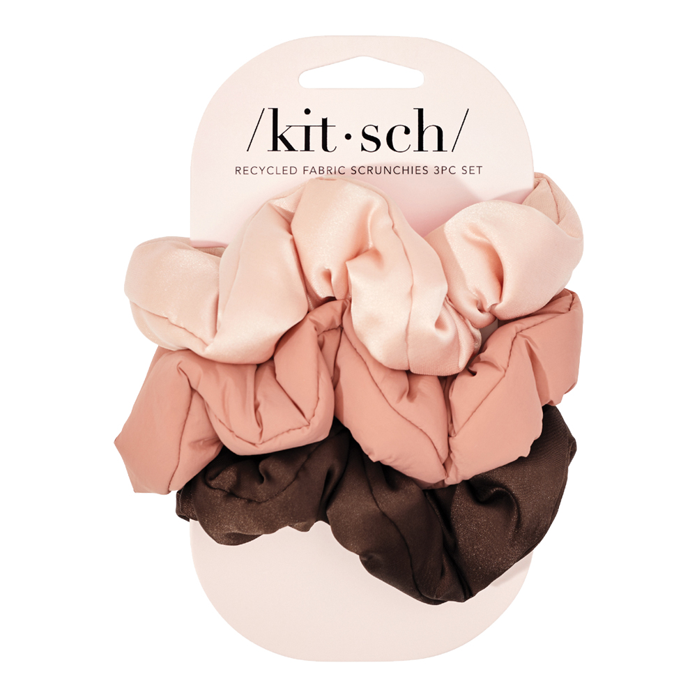 Recycled Fabric Scrunchies Set