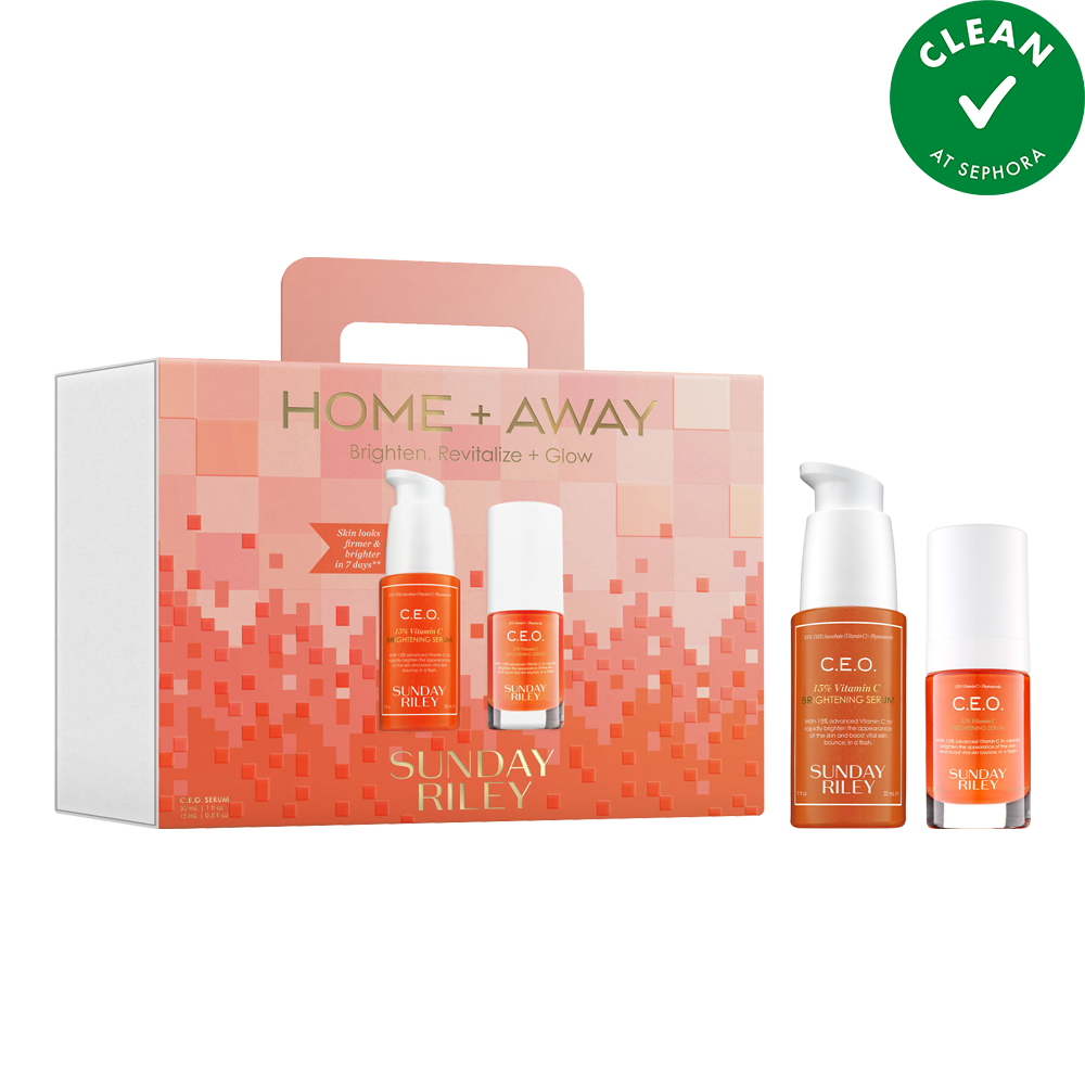 Home + Away Brighten. Revitalize + Glow Duo (Holiday Limited Edition)