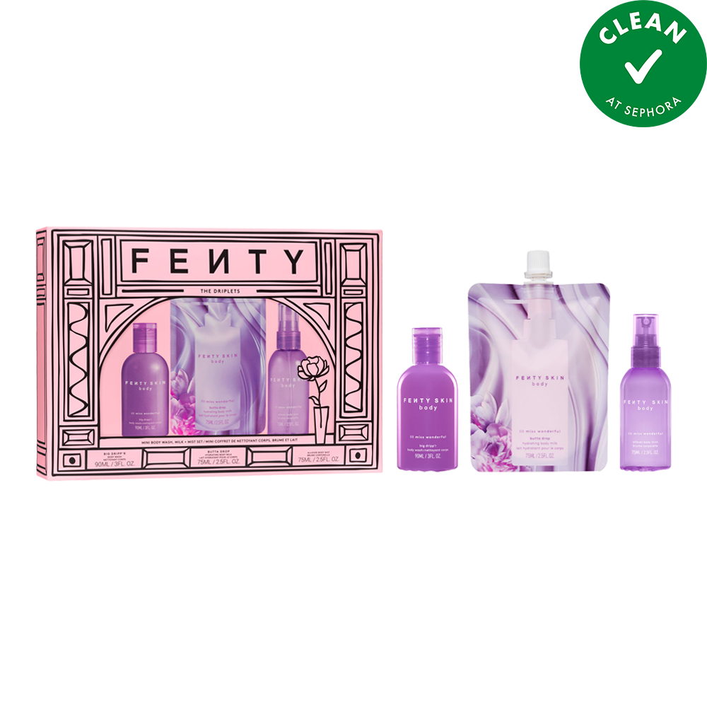 The Driplets Mini Body Wash, Milk + Mist Set (Holiday Limited Edition)