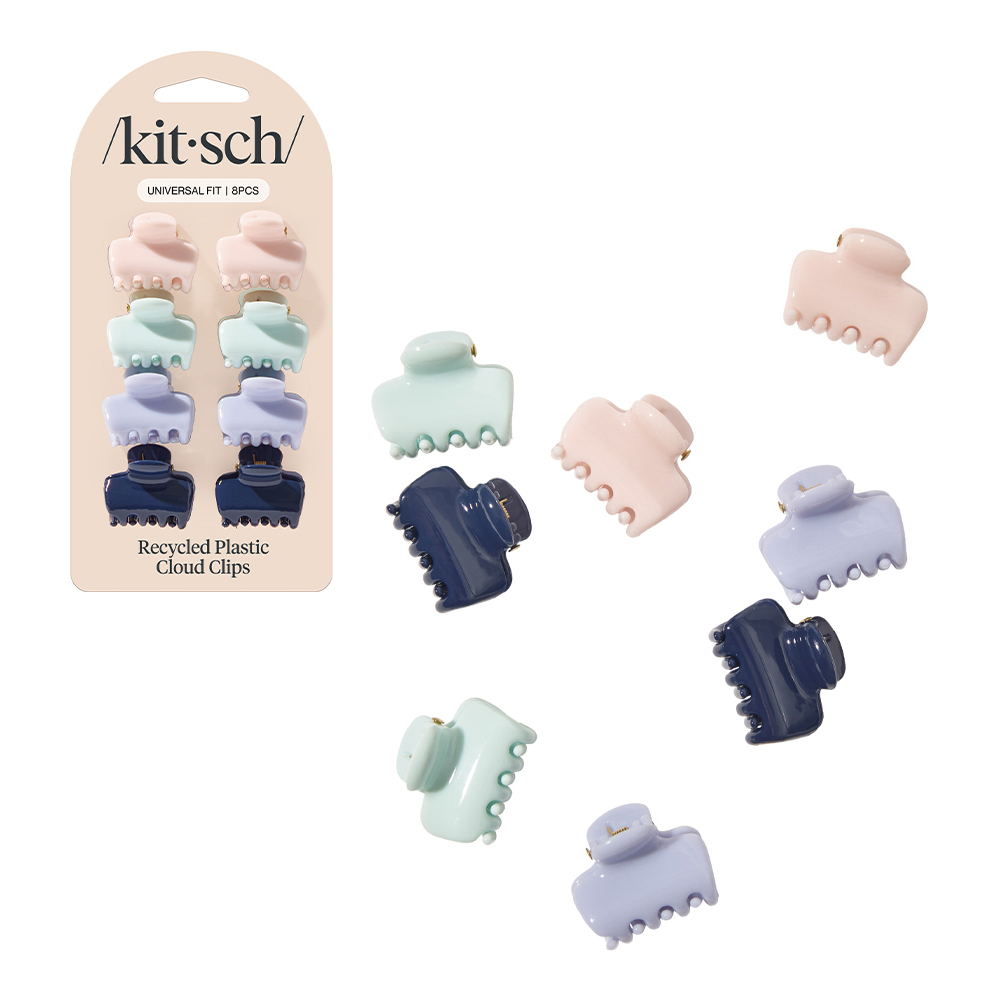 Garden Bouquet Mini Cloud Claw Clips 8Pc Set
