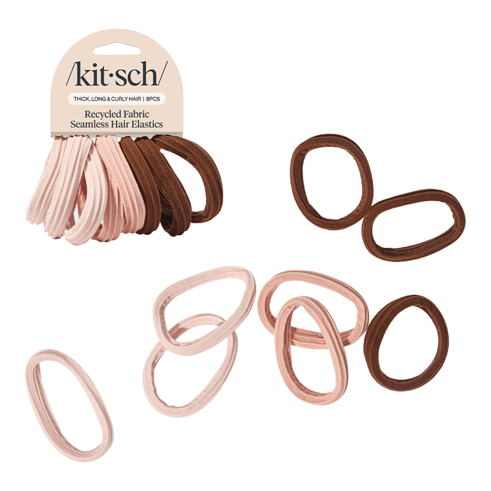 Rosewood Seamless Hair Elastics 8pc Set