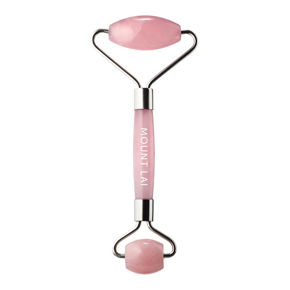 De-Puffing Rose Quartz Facial Roller