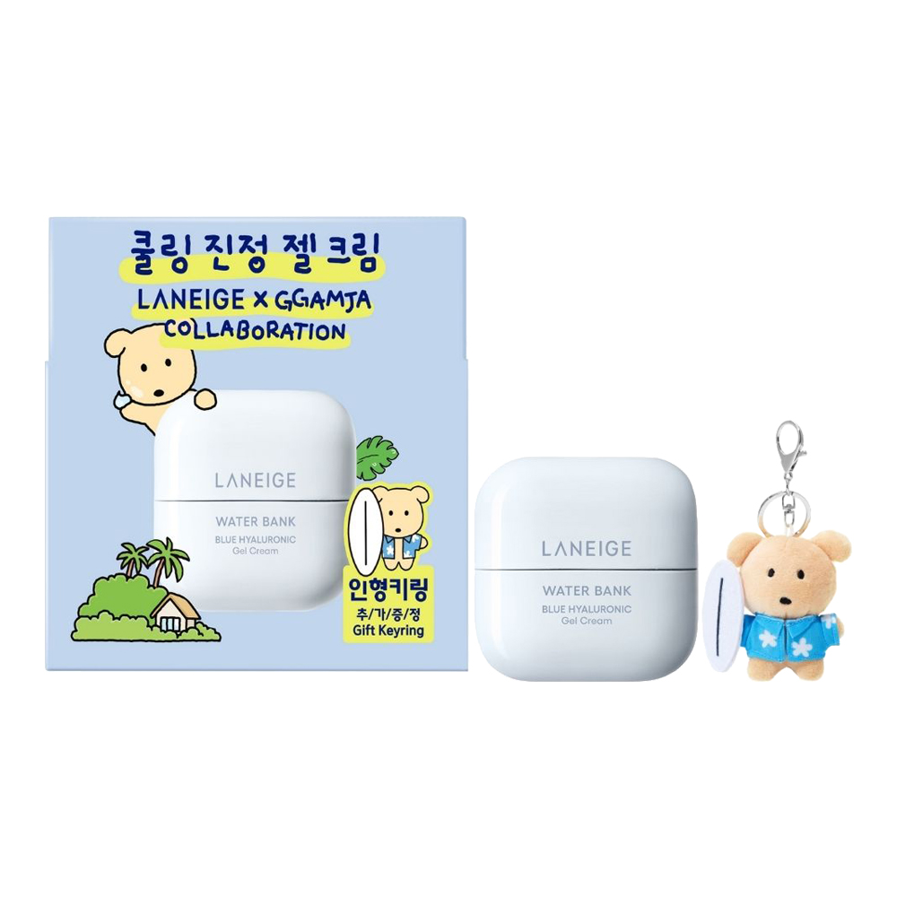 Ggamja X Laneige Water Bank Blue Hyaluronic Gel Cream (Limited Edition)