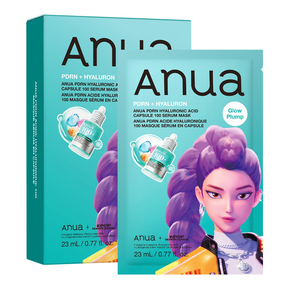 Netflix K-pop Demon Hunters X Anua PDRN + Hyaluron Capsule 100 Serum Mask (Limited Edition)