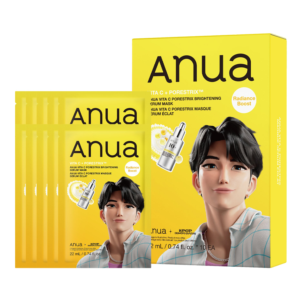 Netflix K-pop Demon Hunters X Anua Vita C + Porestrix™ Brightening Serum Mask (Limited Edition)