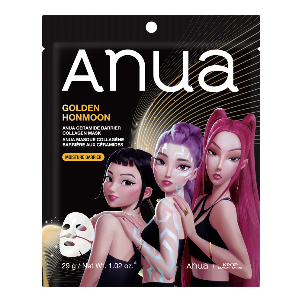 Netflix K-pop Demon Hunters X Anua Golden Honmoon Ceramide Barrier Collagen Mask (Limited Edition)