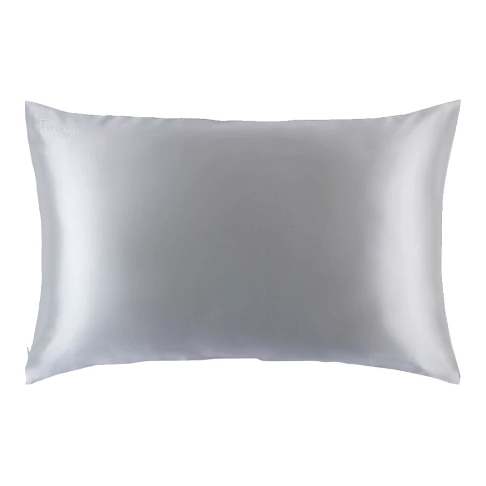Pure Silk Pillowcase - Silver Silk