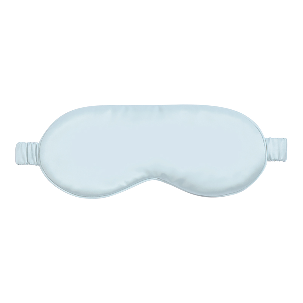 Pure Silk Sleep Mask - Baby Blue Silk