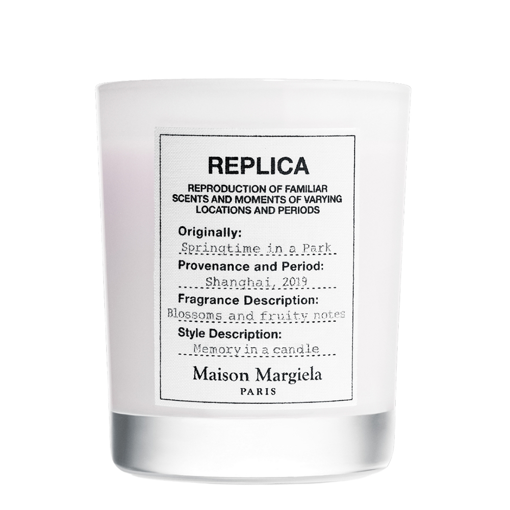 Replica Springtime in a Park Candle