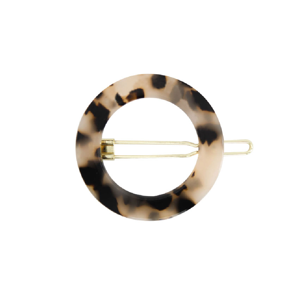 Round Tortoiseshell Barrette