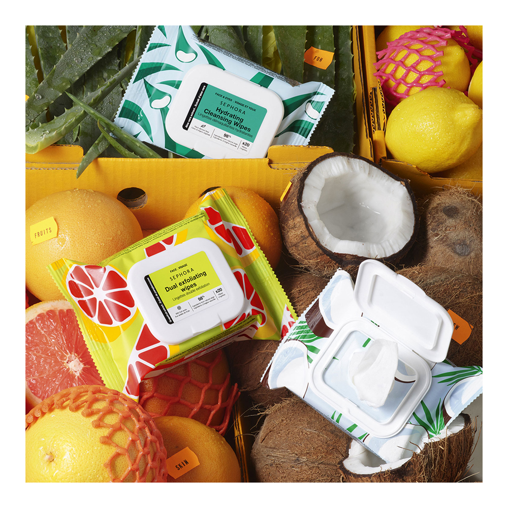 ซื้อ Sephora Collection Dual Exfoliating Face Wipe | Sephora Thailand