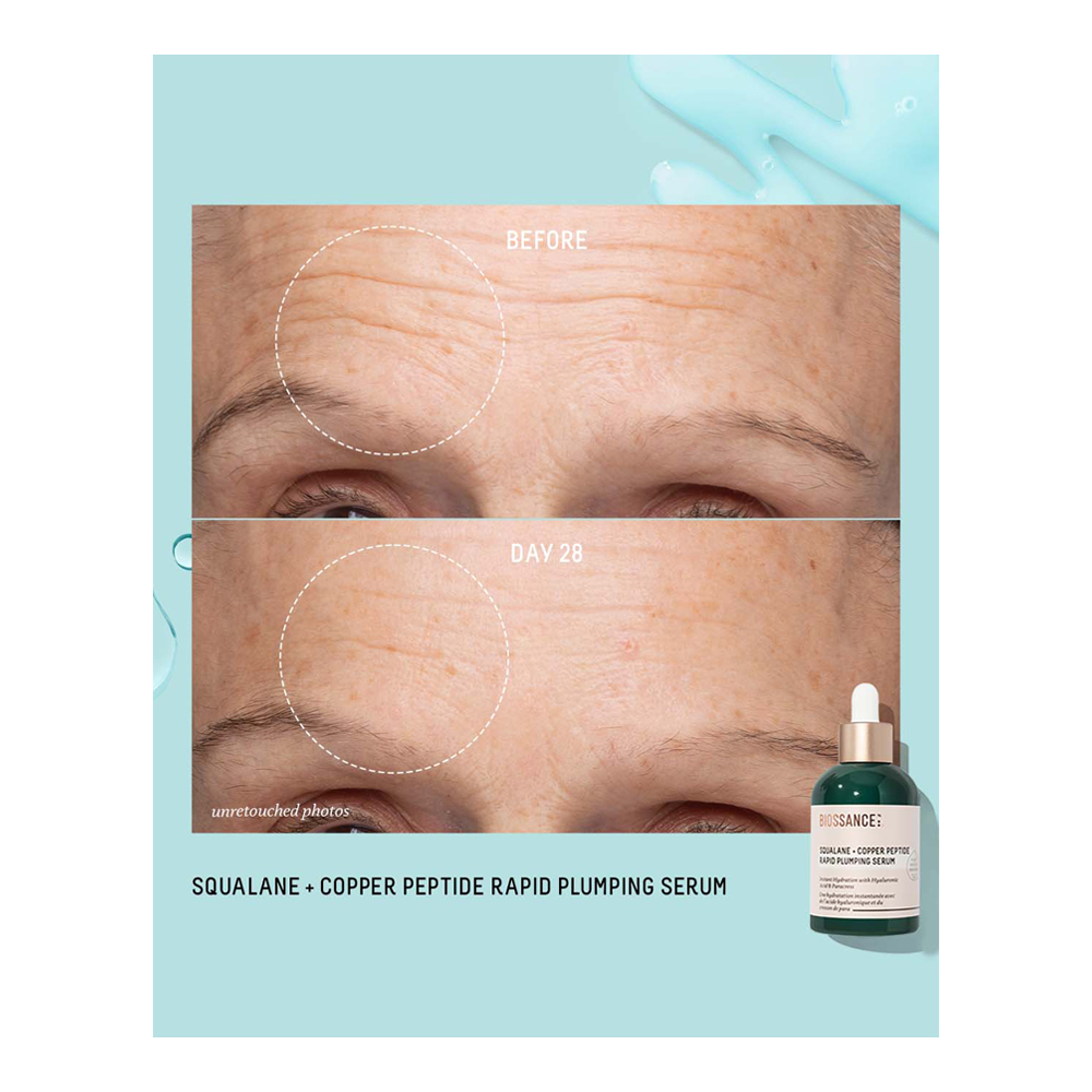 Biossance Squalane + Copper Peptide Rapid Plumping Serum 50ml | Shopee